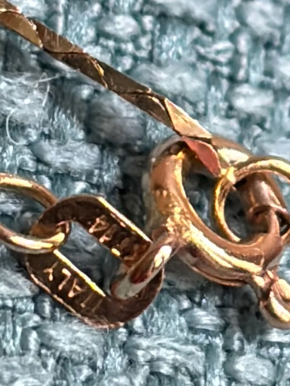 Vintage 14K Cobra Chain, Italy, 18”, 1.8g, Gorgeous Rare Necklace, Yellow Gold